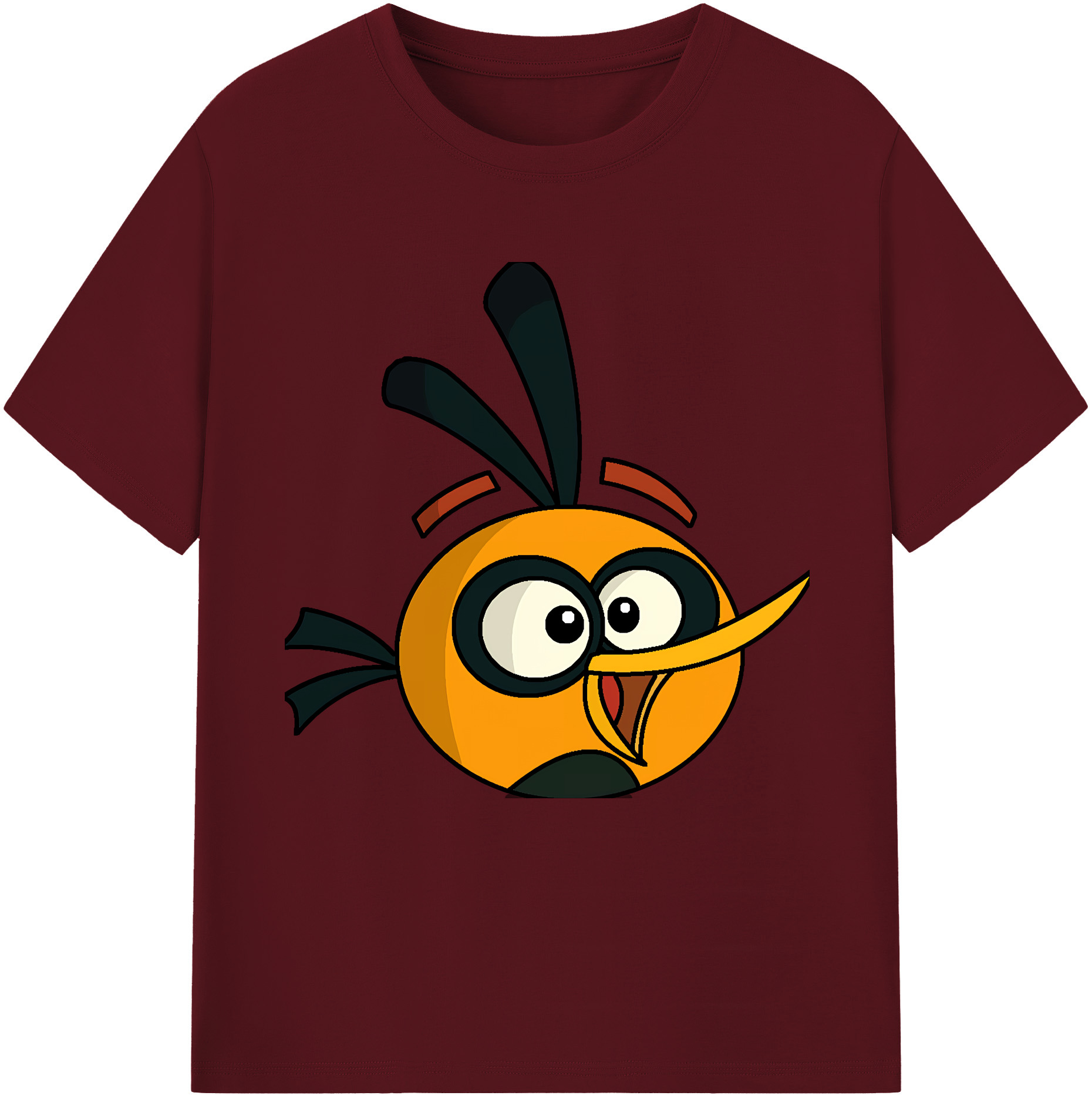 （画像用） Angry Birds アングリーバード 綿100％半袖Tシャツ（フロントプリント）